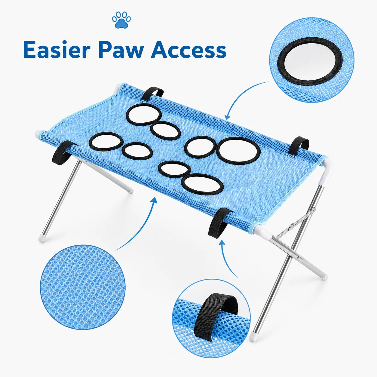 GroomPaw Mini – Ergonmischer Pflegematte & Pflegetisch