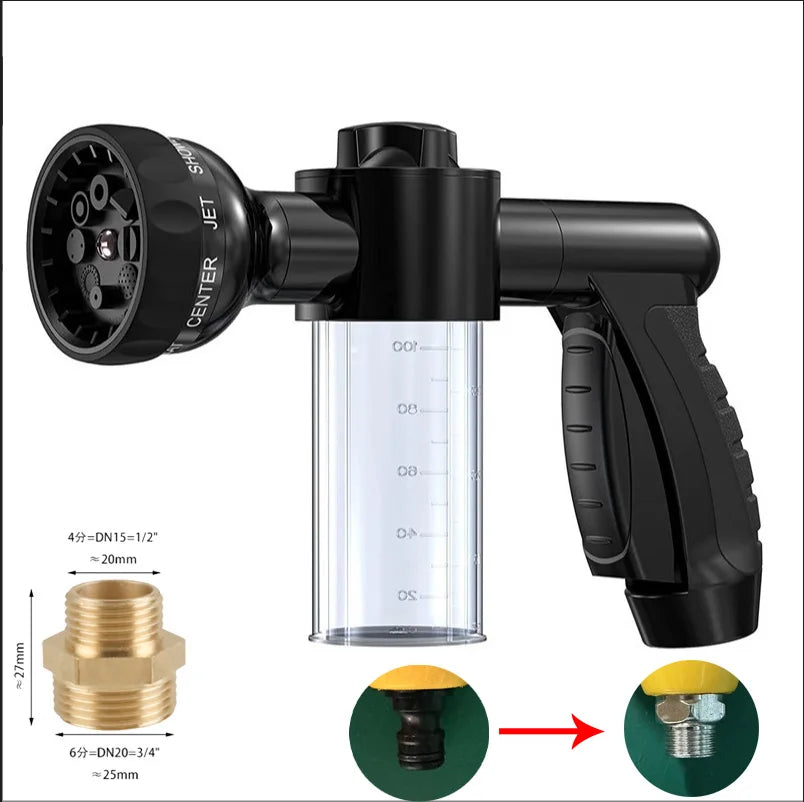 AquaPaw Pro™ – 3-in-1 Hundedusche mit Hochdruck & Seifenspender